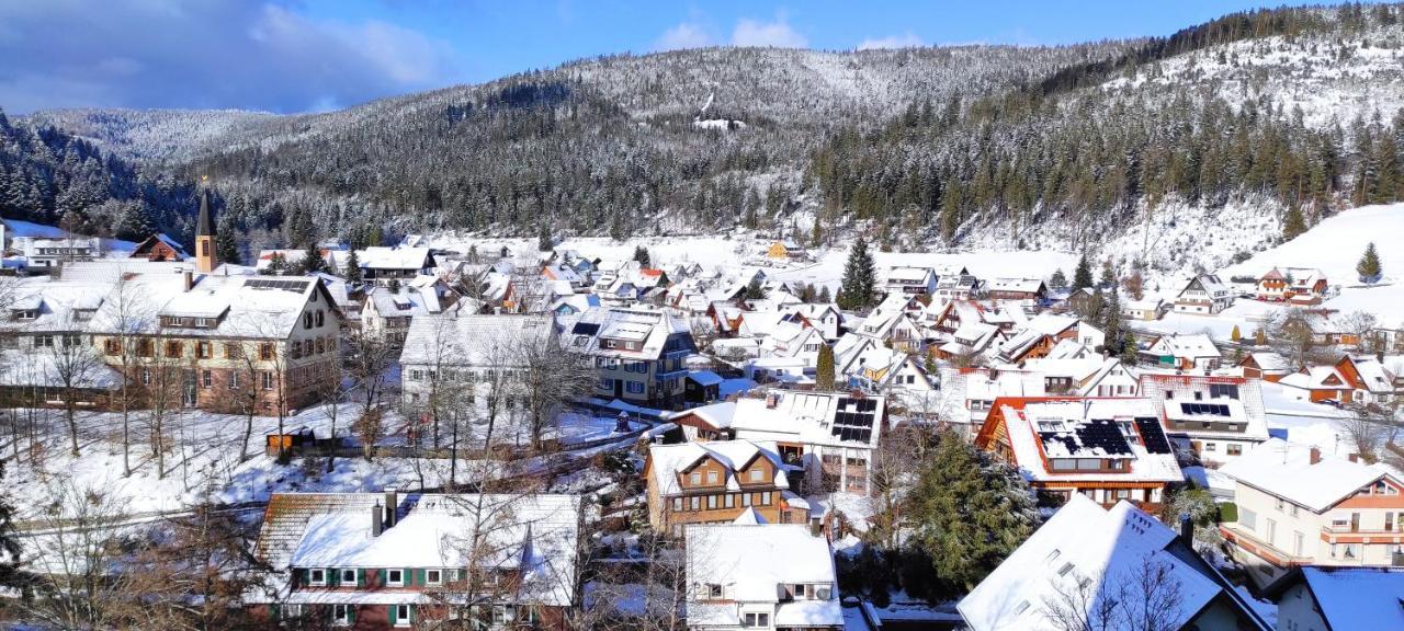 Ferienwohnung "Hirschlein" Im Schwarzwald Baiersbronn Bagian luar foto